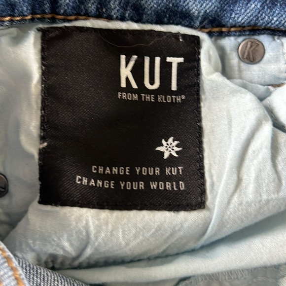 Kut from the Kloth Women’s Jean Shorts Blue Size 6 - Picture 7 of 8